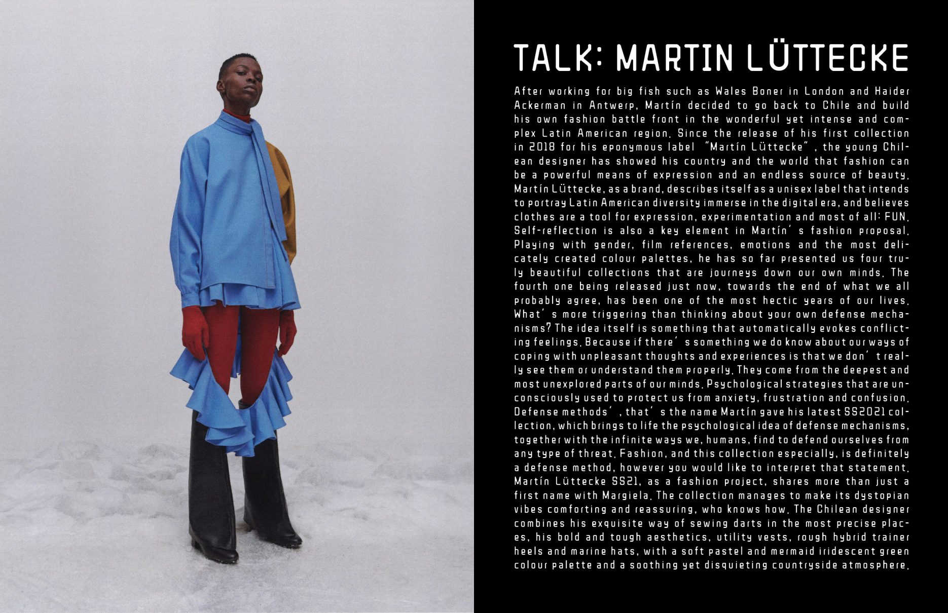 Martin luttecke keyi magazine fashion lookbook